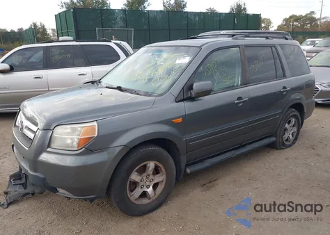 2007 Honda Pilot Ex-L z USA, uszkodzony, nr VIN 5FNYF28707B012451